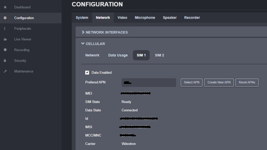 contractor cam body cam with sim swap